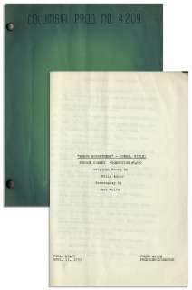 Moe Howard’s Personally Owned Script for The Three Stooges 1954 Film ’’Musty Musketeers’’ | Nate Sanders