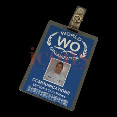 Lot 15 - Austin Powers in Goldmember - World Organization Press Badge - 65-15 - ICN-000585 | Icons of Pop Culture