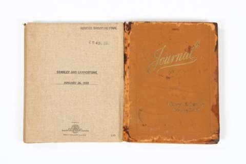 Script from Stanley and Livingstone w/prop journal | Profiles in History