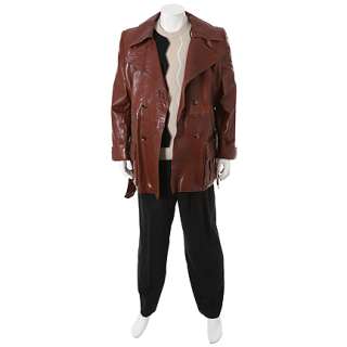 THE SOPRANOS - Tony Soprano (James Gandolfini) custom leather jacket with tee and pants