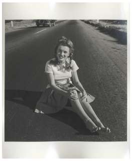 Original 8’’ x 10’’ Silver-Gelatin Satin-Finish Double-Weight Photograph of Marilyn Monroe Taken by Andre de Dienes in 1945 With de Dienes Backstamp | Nate Sanders