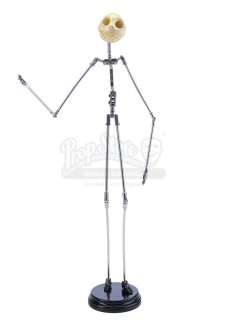 THE NIGHTMARE BEFORE CHRISTMAS (1993) - Lot 531 - Stop-Motion Jack Skellington (Chris Sarandon) Stop-Motion Armature with Head Casting