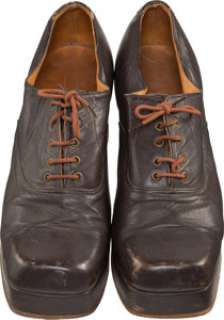 Keith Moon/The Who Owned Brown Stacked Heel Shoes. ... | Heritage