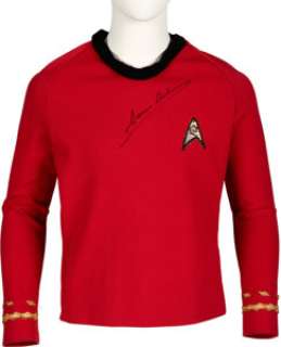 James Doohan "Chief Engineer Montgomery Scotty‘ Scott" Season 3 Signed Starfleet Tunic from Star Trek: The Ori...