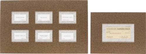 James Garner "Jim Rockford" Business Cards from The Rockford Files (NBC TV, 1974-1980).<...