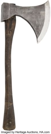 Sleepy Hollow (Paramount, 1999), Christopher Walken "The Headless Horseman" Metal Hero Axe.
