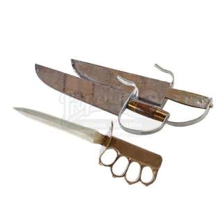 BIG TROUBLE IN LITTLE CHINA (1986) - Lot 537 - Set of Wing Kong and Chang Sing Knives