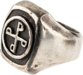 The Phantom (Paramount, 1996), Billy Zane "The Phantom" Signature Good Mark Ring.