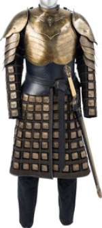 Bran the Broken Kingsguard Armor Ensemble with Hero Weapon from Game of Thrones (HBO® Original 2011-2019, Season 8). (Total: 2 Items) | Heritage