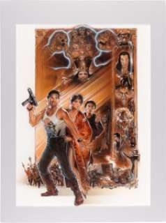 Big Trouble in Little China (TCF, 1986) Original Comp Key Art by Steven Chorney.