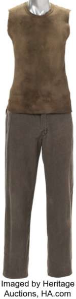 Daryl Dixon (Norman Reedus), Signature Ensemble, Pair of Shirts, and Action Knife from The Walking Dead (AMC 2010-2022, Season 1).