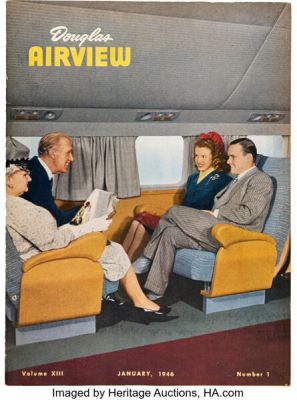 Marilyn Monroe (Norma Jeane Dougherty), First Magazine Cover Appearance for Douglas Airview (1946). | Heritage