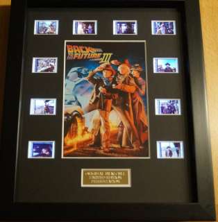 Back To Future III | Back to Future III - limited edition - Film Cell Display 35mm with COA + with translucent frame | Catawiki