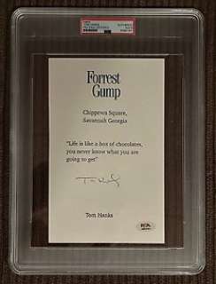 Forrest Gump (1994) | Forrest Gump (1994) - Tom Hanks signed Forrest Gump Print PSA/DNA AUTOGRAPH AUTHENTIC AUTO League | Catawiki