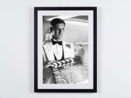 Indiana Jones and the Temple of Doom (1984) - Harrison Ford - Fine Art Photography - Luxury Wooden Framed 70X50 cm - Limited Edition Nr 01 of 50 - Serial ID 15642 - Original Certificate (COA), Hologram Logo Editor and QR Code | Catawiki