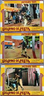 Jacques Tati - Jour de Fête, 3 Italian movie Posters - 1970s | Catawiki