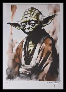 Yoda - watercolor edition by Emma Wildfang - Large size | Catawiki