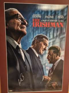 The Irishman - Large photo (40x60 cm), signed by Al Pacino - Celebrity Authentics COA - Private Signing
