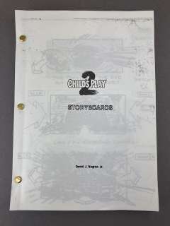 Child’s Play II - Alex Vincent as Andy Barclay and Brad Dourif as the voice of Chucky - Living Doll Productions Storyboards | Catawiki