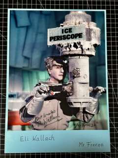 Batman - Classic TV - Signed by Eli Wallach (Mr. Freeze) | Catawiki