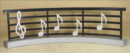 "Dream Girls" 2006 with "Jamie Foxx" Production Made Music Note hand Rail Movie Prop | 20th Century Props