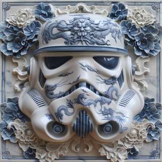 Artxlife - Stormtrooper Chinese Porcellain Mask [XXL] | Catawiki