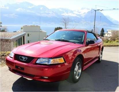 Ford Mustang Cabriolet (2000, Red) - Pre-Owned by Actor Richard Gere - with all paperwork and certificates - see photos and description | Catawiki