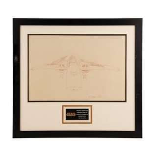 STAR WARS: A NEW HOPE (1977) - Lot 1351 - Joe Johnston Original Production-used X-Wing and Y-Wing Designs