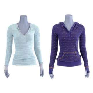 TWILIGHT SAGA: NEW MOON (2009)/THE TWILIGHT SAGA: ECLIPSE (2010), THE - Lot 1499 - Bella Swan‘s Striped Henley and Thermal Hoodie