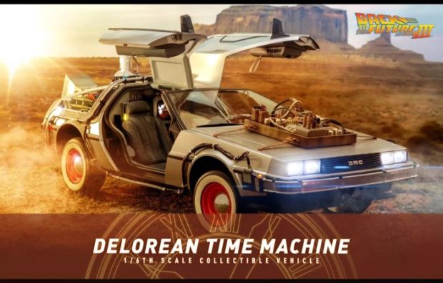 Back to the Future III - 1/6th scale collectible vehicle; LED light-up function; two styles of wheel display; highly-detailed - Hot Toys | Catawiki