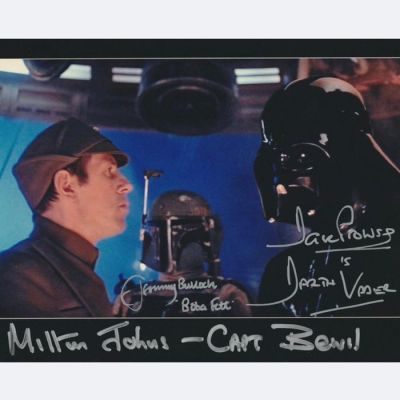 Star Wars Episode V: The Empire Strikes Back - Signed by Dave Prowse (+) (Darth Vader), Jeremy Bulloch (+) (Boba Fett) and Milton Johns (Captain | Catawiki