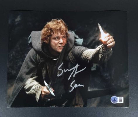 Lord of the Rings - Sean Astin "Sam" - Signed 8x10 Photo - Beckett - No Reserve | Catawiki