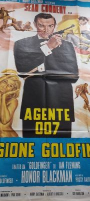 Anonymous - VIP production - missione Goldfinger manifesto 4F James Bond 007 - 1960s | Catawiki