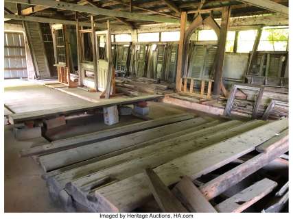 Massive collection of "Tara" facade elements from Gone With the Wind.