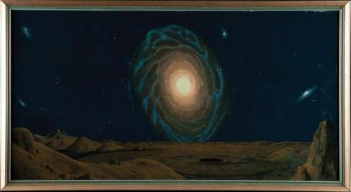 Original Chesley Bonestell artwork of the Milky Way Galaxy | Profiles in History