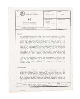 ETERNAL SUNSHINE OF THE SPOTLESS MIND - "Prison Health Services" Medical Document