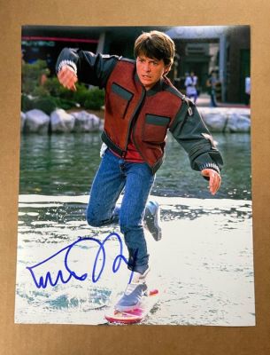 Back to the Future - Signed by Michael J. Fox (Marty) - 11x14 - with jsa COA | Catawiki