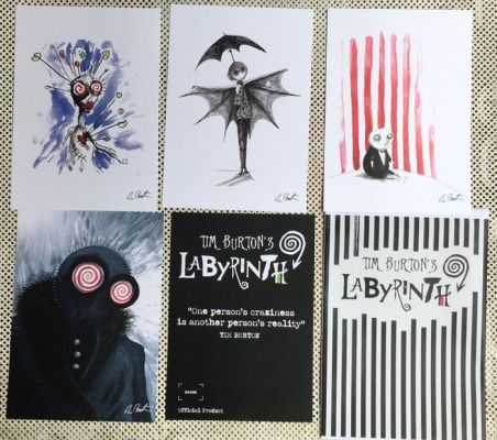 Tim Burton il Labirinto - - Movie prop Targa firmata | Catawiki