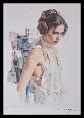 Princess Leia - Vintage Pin Up edition by Emma Wildfang - Large size