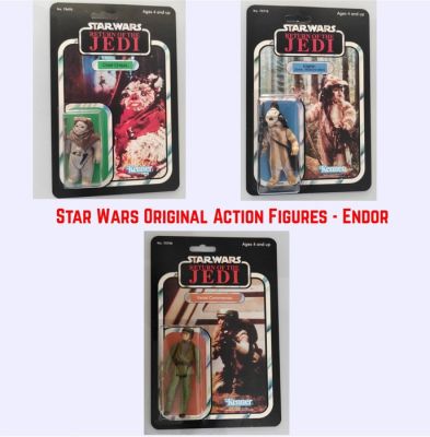 Kenner - Action figure Star Wars 1983 Original Action Figures (3) Endor Collection - Original Accessories - Excellent Condition | Catawiki