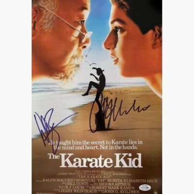The Karate Kid - Signed by Ralph Macchio (Daniel) and William Zabka (Johnny) | Catawiki