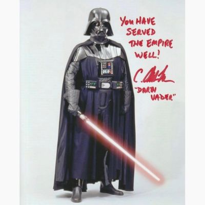 Star Wars Episode V: The Empire Strikes Back - Signed by C Andrew Nelson (Darth Vader) | Catawiki