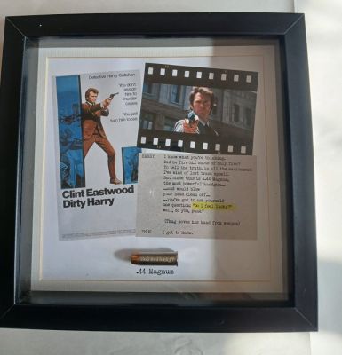 Dirty Harry bullet display - Clint Eastwood | Catawiki