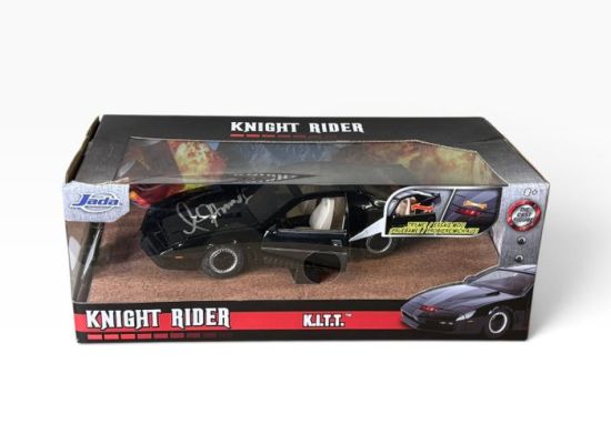 Knight Rider - K.I.T.T. 1:24 Die Cast Model – Hand Signed by David Hasselhoff – Beckett Authenticated | Catawiki