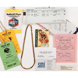 Lot 1017 - Cuba Gooding, Jr. gold chain and other props from Jerry Maguire