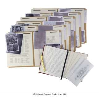 The Umbrella Academy (2019-2024) - Lot 218 - Sir Reginald Hargreeves‘s (Colm Feore) 1960s Journal with Files on the Siblings