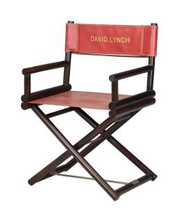 David Lynch | Personalized Director’s Chair | Julien’s