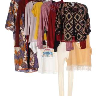 Love Life Mallory Sasha Compère Production Worn Robe Dries Van Noten Sweater Shirts Pants & Earrings | VIP Fan Auctions