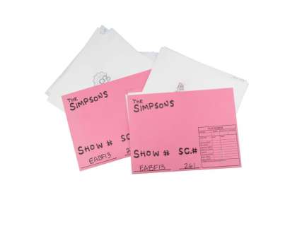 Simpsons, the (1989) | Collection of 40 Hand-Drawn Production Pencils from "Dude, Where’s My Ranch?" | Propstore