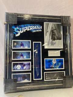 Superman I Clear Prop Crystal and Christopher Reeves Signed photo | misc / divers